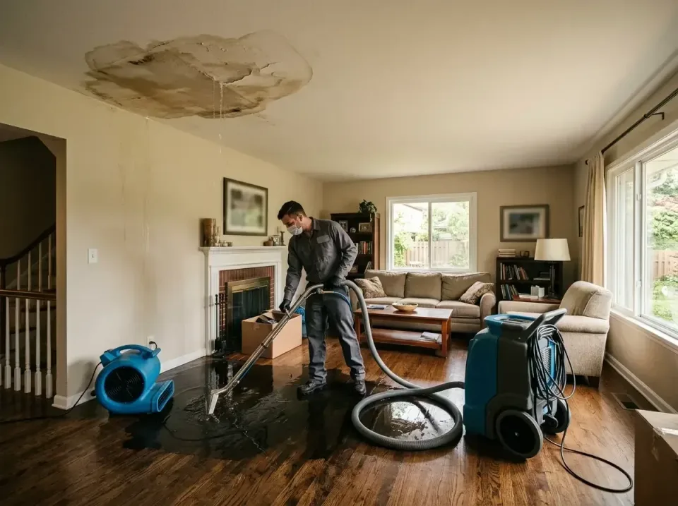 attic-pipe-burst-ceiling-drip-008 — frequently asked questions, Water Damage Restoration & Carpet Care in Robinson, IL